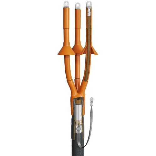 Муфта концевая термоусаживаемая 3КНТп-10-150/240 без болтового наконечника КВТ