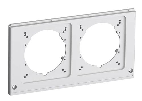 Лицевая панель с 2 отверстиями FMCE46 (розетки 63A. 2х10/16А) ABB (2CMA191083R1000)