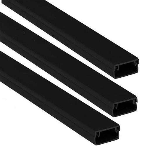 Кабель-канал 16х16мм (черный) Ruvinil 2м