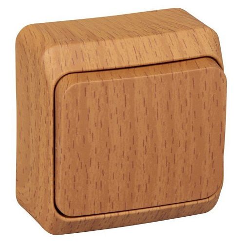 Переключатель ОУ 1кл (бук) ЭТЮД SE