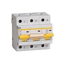 Автоматический выключатель 3п D100 10.0кА ВА47-100 KARAT ИЭК (MVA40-3-100-D)