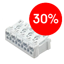 Клемма соединительная самозажимная с ножками 5 пин 0.75-2.5мм2 Mono+Cross P02-5P SINEYI  Клемма соединительная самозажимная с ножками 5 пин 0.75-2.5мм2 Mono+Cross P02-5P SINEYI