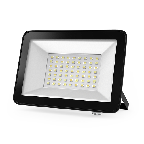 Прожектор светодиодный 50Вт 6500К 4250Лм IP65 GAUSS Elementary ПРОМО черный