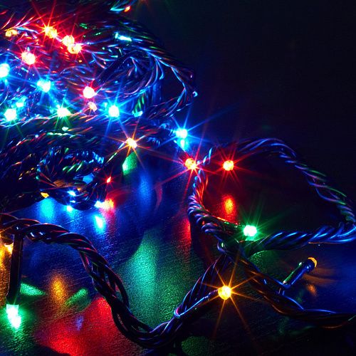 Гирлянда светодиодная 200L 9м с контроллером мультиколор