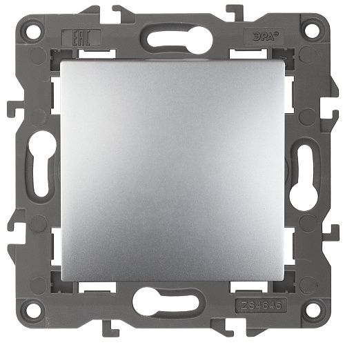 Выключатель 1кл 10АХ (алюминий) Elegance ЭРА 14-1101-03