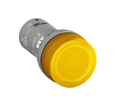 Лампа CL2-523Y желтая со встроенным светодиодом 230В AC ABB