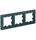 Рамка 3 поста универсальная (изумруд) ATLASDESIGN SE