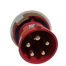 Вилка 035-63А-6h-380AC-3P+PE+N-IP67 кабельная КЭАЗ