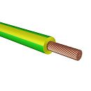 Провод установочный ПуГВнг(А)-LS 1.5 (желто-зеленый) Калужский кабельный завод (ККЗ) (ГОСТ)