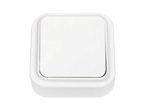 Выключатель ОУ 1кл на 2 направления (белый) Пралеска BYLECTRICA