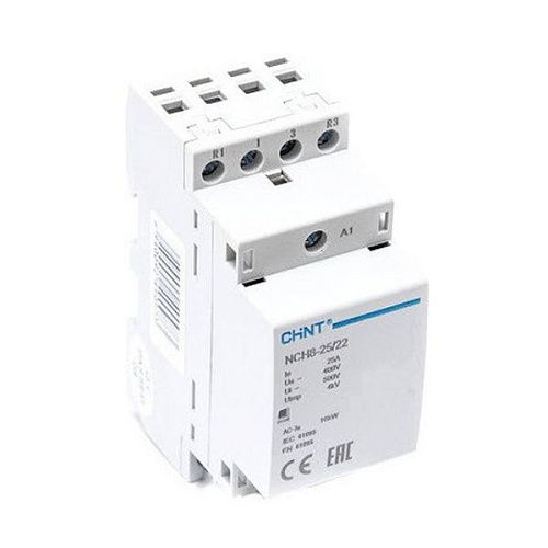 Контактор модульный NCH8-25/22 230В AC 25A 2НЗ+2НО CHINT (256092)