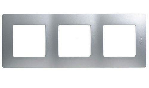 Рамка 3 поста (алюминий) Etika Legrand/Daccord/ИЭК (672553)