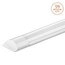 Светильник светодиодный накладной 18Вт (аналог ЛПО 2х18) 4000К 1800Лм IP40 22x60x590 мм матовый  WOLTA