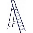 Стремянка стальная 7 ступеней 145см ALUMET (М8407)