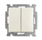 Выключатель 2кл 2006/5 UC-92 (слоновая кость) Basic 55 ABB (1012-0-2148)
