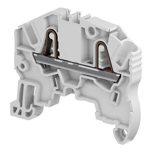 Клемма втычная ZK2.5 2.5мм2 2 зажима (серый) TE Entrelec Rus