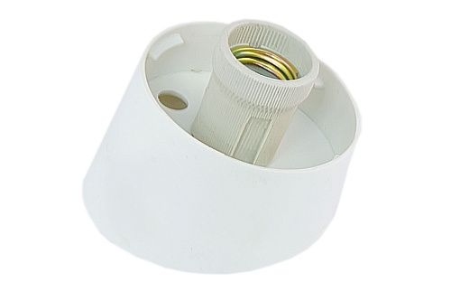 Основание светильника НББ-64-60-111 Е27 100х50мм пластмассовое наклонное (белый) Владасвет