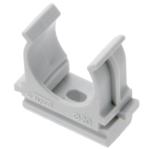 Держатель для труб быстрого монтажа 20мм (под монтажный пистолет) 120 Рувинил