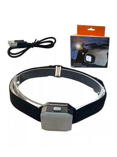 Фонарь светодиодный налобный аккумуляторный + ШАПКА RE-5828