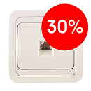 Розетка СУ TF без вставки (крем) Mimoza MAKEL Уценка