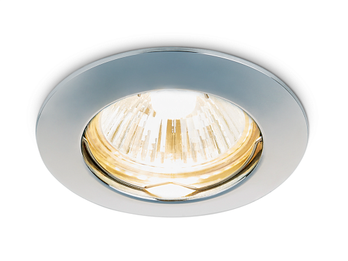 Светильник точечный неповоротный  Organic Spot 863A  CH Ambrella Light GU5.3 24x78 мм хром