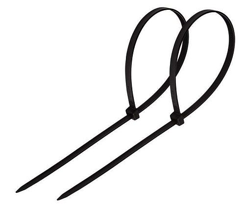 Хомут нейлоновый 7.6х500 (черный) REXANT 100шт