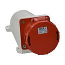 Розетка 135-63А-6h-380AC-3P+PE+N-IP67 для монтажа на поверхности КЭАЗ