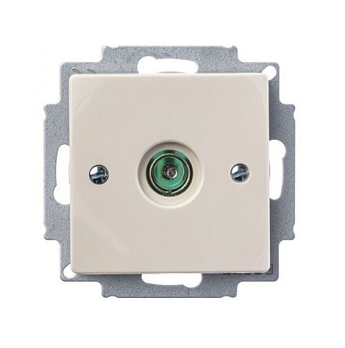 Розетка TV универсальная 1743-01-92 (слоновая кость) Basic 55 ABB (1724-0-4280)