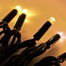 Гирлянда светодиодная уличная нить 10м черный провод Basic twinkle