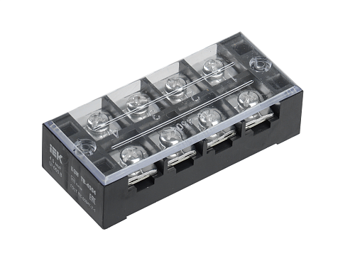 Блок зажимов БЗН ТВ-4504 4 пары 4.5мм2 45А ИЭК