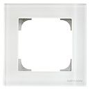 NIE 8571 CB Рамка 1 пост серия SKY (белое стекло) АВВ