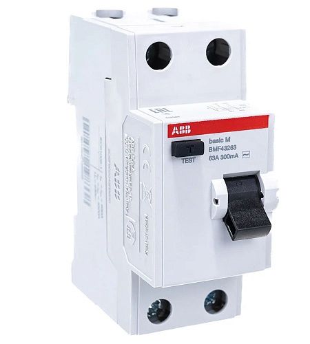 Устройство защитного отключения 2п 63А 300мА тип AC Basic M BMF43263 ABB