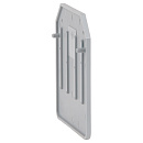 Крышка концевая для клеммы проходной OptiClip D-TB-35 (серая) КЭАЗ