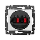 Розетка 2-я для динамиков (белая) Valena Classic Legrand (774424) Розетка 2-я для динамиков (белая) Valena Classic Legrand (774424)