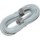 Телефонный шнур удлинитель RJ-116P-4C 7м (белый) REXANT