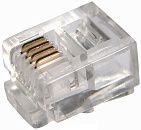Джек телефонный RJ-12 6P4C (05-1012-3) PROCONNECT Джек телефонный RJ-12 6P4C (05-1012-3) PROCONNECT