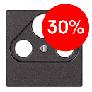 Накладка для розетки TV-FM-SAT (антрацит) ECO Profi JUNG Накладка для розетки TV-FM-SAT (антрацит) ECO Profi JUNG