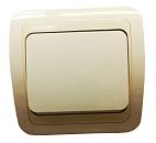 Выключатель СУ 1кл проходной со вставкой (крем) Mimoz MAKEL УЦЕНКА