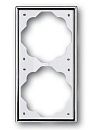 Рамка 2 поста 1722-726 (хром) Impuls ABB