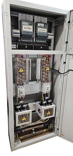 ВРУ в сборе ВРУ на 2 ввода. номинальный ток 2х250А без счетчика В2000хШ830хГ440ммЭлектромастер