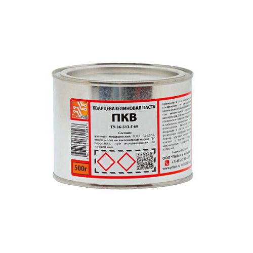 Кварцевазелиновая паста ПКВ (жестяная банка) 0.5кг