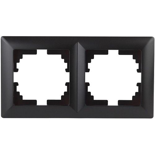 Рамка 2 поста (антрацит) Intro Solo ЭРА (4-502-05)