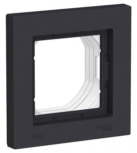 Рамка 1 пост IP44 (карбон) ATLASDESIGN AQUA SE