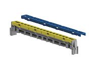 Держатель шинок от L-4 до L-26 д/щитов MSF в комплекте синяя и зеленая крышки Elektro-Plast