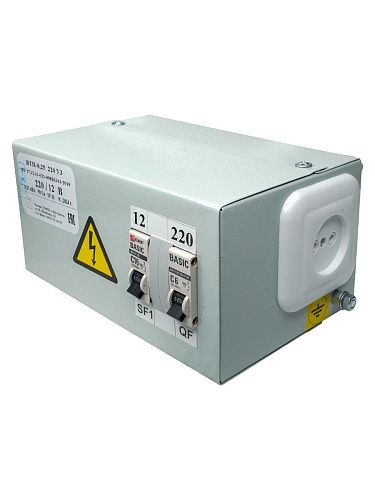 ЯТП-0.25 У3 220/12В с 2 автоматами IP31 (щит) Электротехник