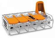 Клемма розеточная 5х0.5-6мм2 221-615 WAGO