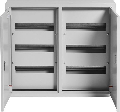 Щит распределительный навесной ЩРН-72 замок 2двери 6рядов 480х565х125мм без сальников Øотв.32мм IP31 MECAS