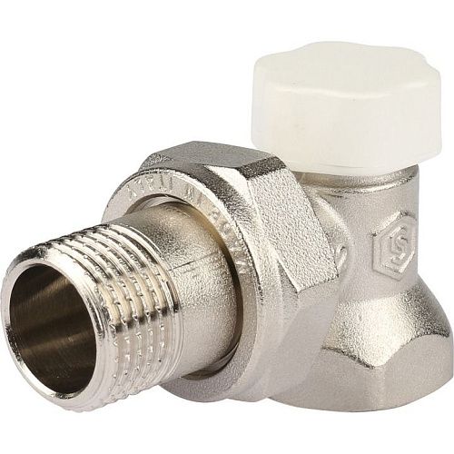 Клапан запорно-балансировочный угловой 1/2" STOUT SVL-1156-000015