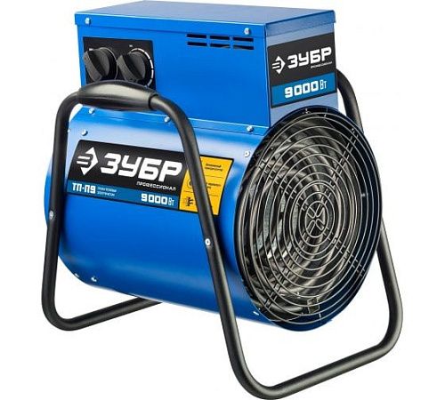 Тепловая пушка электро. Профессионал 9 кВТ (ТП-П9) ЗУБР 