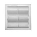 Решетка вентиляционная вытяжная 150х150мм 1515ВР с москитной сеткой разъемная Viento